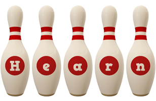 Hearn bowling-pin logo