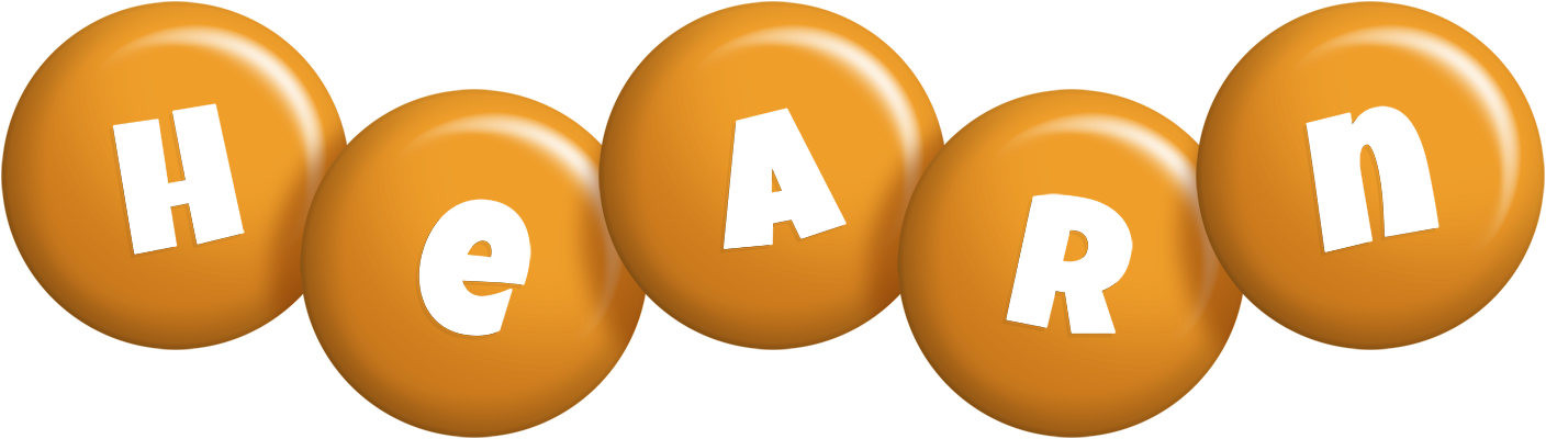Hearn candy-orange logo