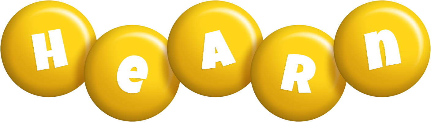 Hearn candy-yellow logo
