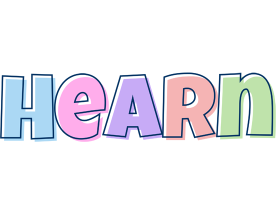 Hearn pastel logo