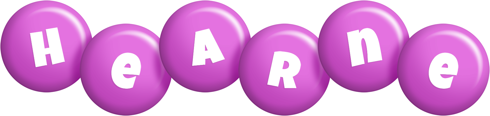 Hearne candy-purple logo