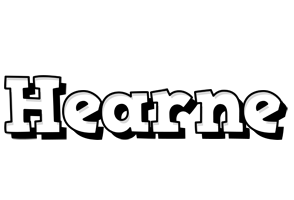 Hearne snowing logo