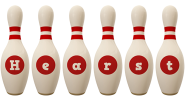 Hearst bowling-pin logo