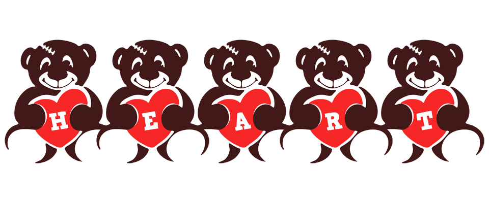 Heart bear logo