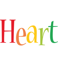 Heart birthday logo
