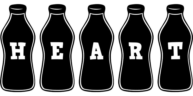 Heart bottle logo