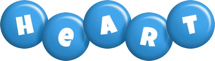 Heart candy-blue logo