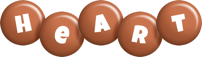 Heart candy-brown logo