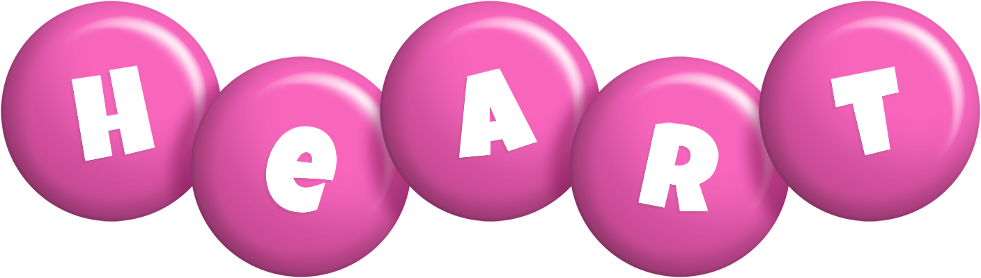 Heart candy-pink logo