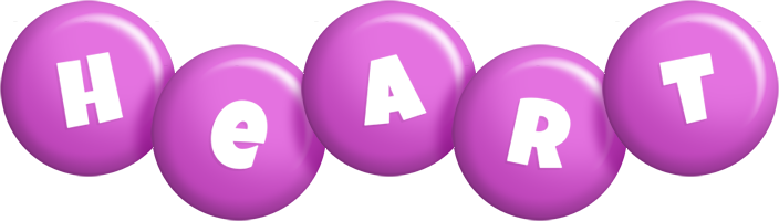 Heart candy-purple logo