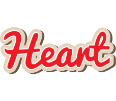 Heart chocolate logo