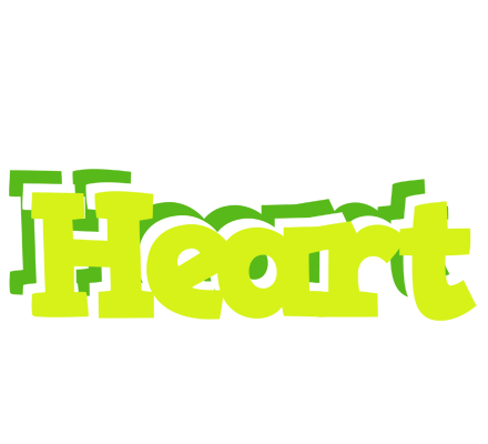 Heart citrus logo