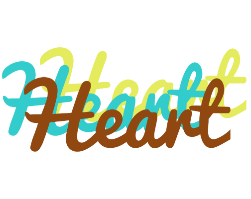 Heart cupcake logo