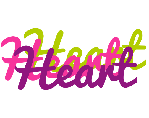 Heart flowers logo
