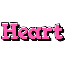 Heart girlish logo