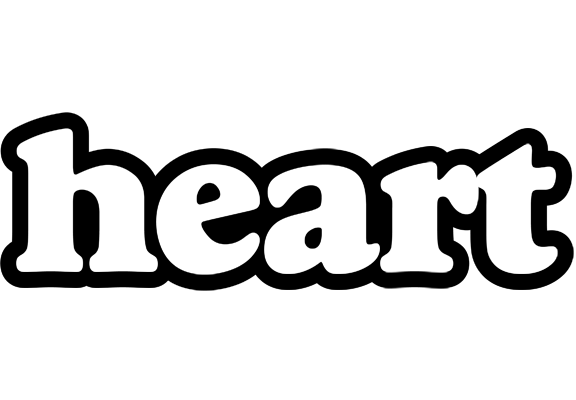 Heart panda logo