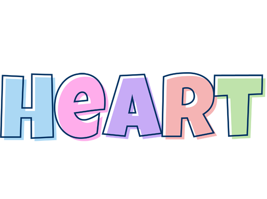 Heart pastel logo