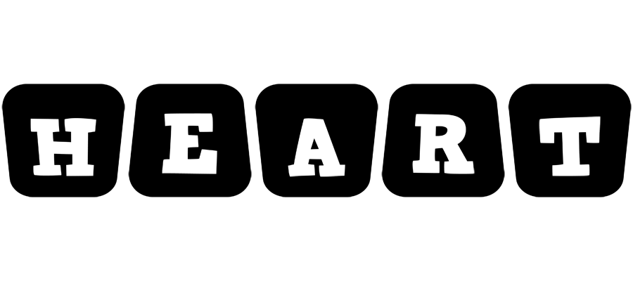 Heart racing logo