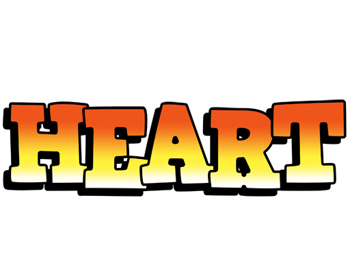 Heart sunset logo
