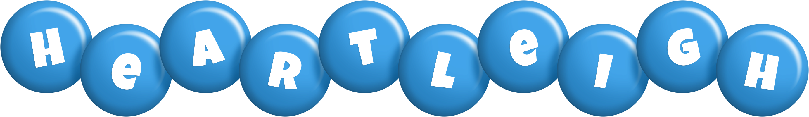 Heartleigh candy-blue logo