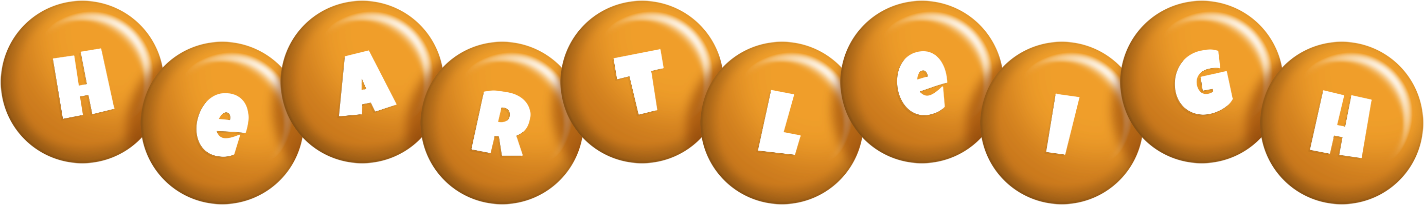 Heartleigh candy-orange logo