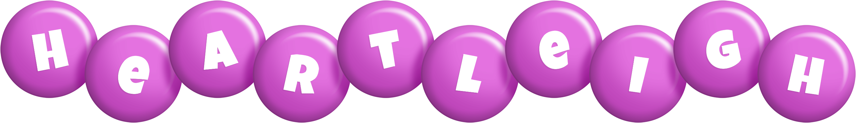 Heartleigh candy-purple logo