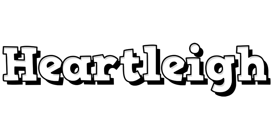Heartleigh snowing logo
