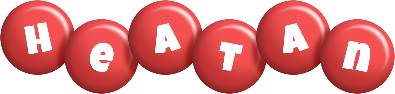Heatan candy-red logo
