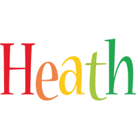 Heath birthday logo