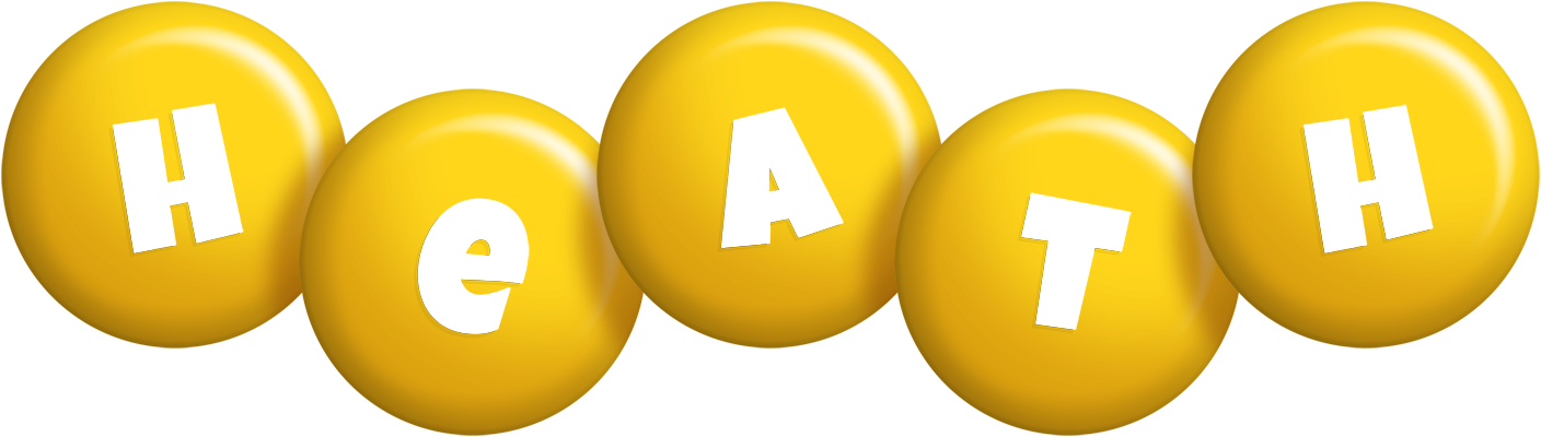 Heath candy-yellow logo
