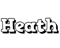 Heath snowing logo