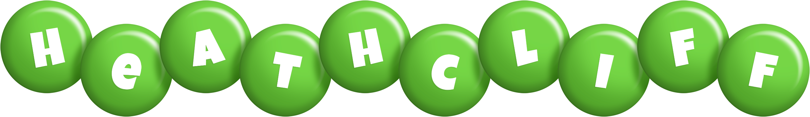Heathcliff candy-green logo