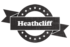 Heathcliff grunge logo