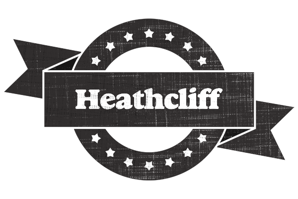 Heathcliff grunge logo
