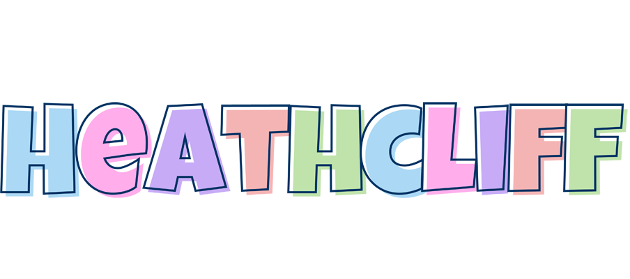Heathcliff pastel logo