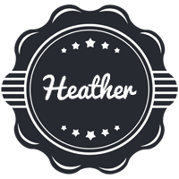 Heather badge logo