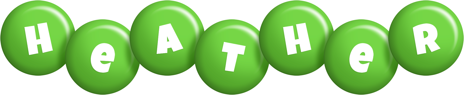 Heather candy-green logo