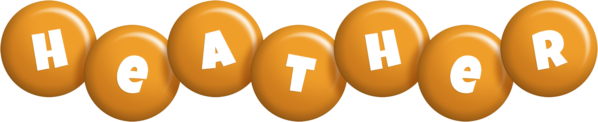 Heather candy-orange logo