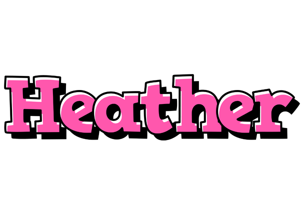 Heather girlish logo