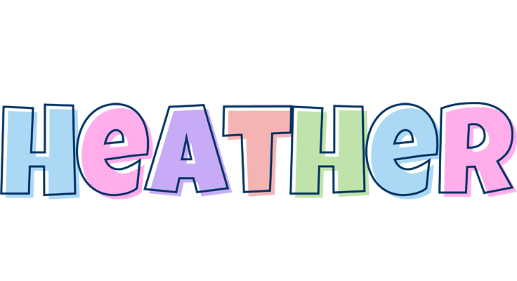 Heather pastel logo