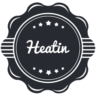 Heatin badge logo