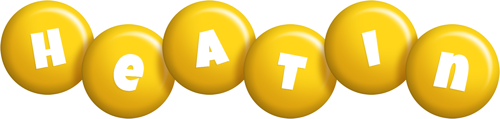Heatin candy-yellow logo