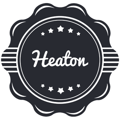 Heaton badge logo