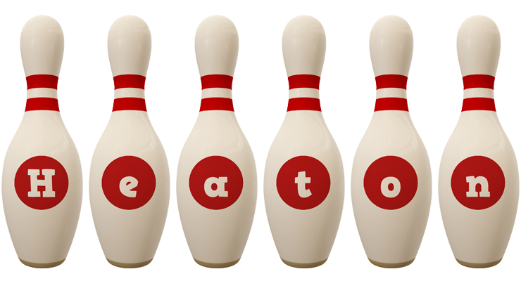 Heaton bowling-pin logo