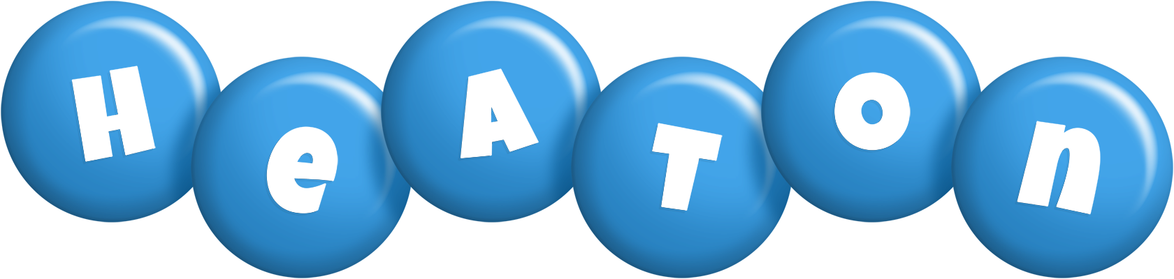 Heaton candy-blue logo