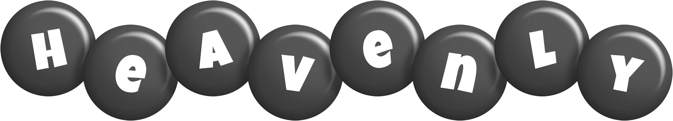 Heavenly candy-black logo