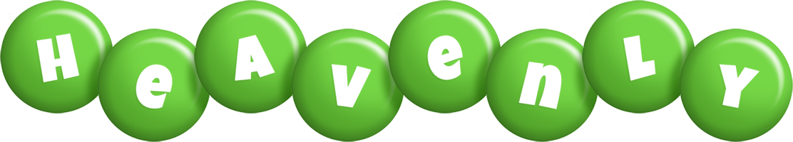 Heavenly candy-green logo