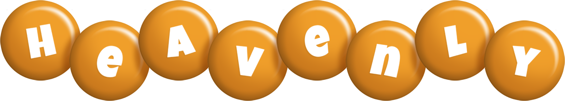 Heavenly candy-orange logo