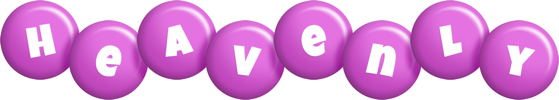 Heavenly candy-purple logo