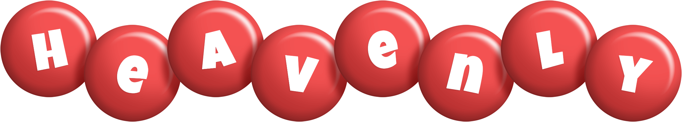 Heavenly candy-red logo